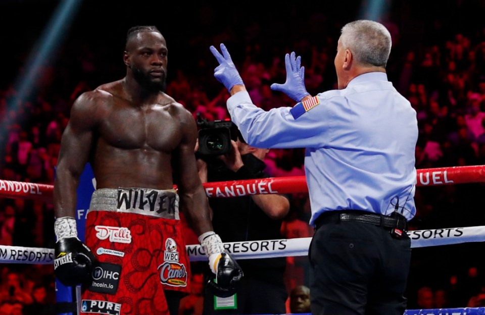 Deontay Wilder beat the count several times but could not get back up in the 11th round
