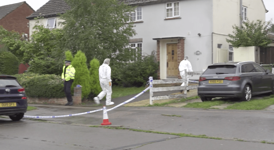 Police attended the suspect's property in Oxfordshire
