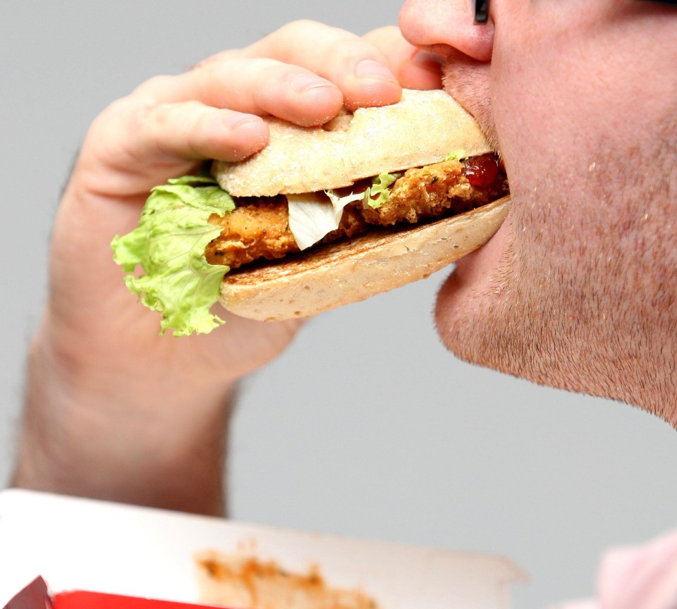 The chicken burger has been taken off menus amid supply chain issues