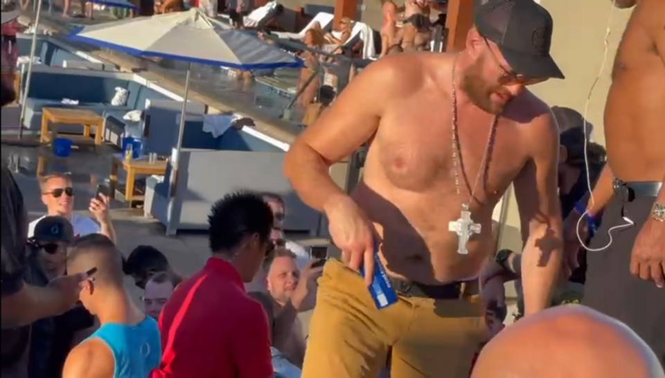 Tyson Fury enjoying celebrations in Las Vegas