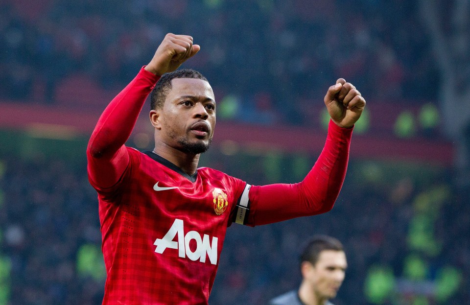 Patrice Evra moved to Old Trafford from Monaco in 2006
