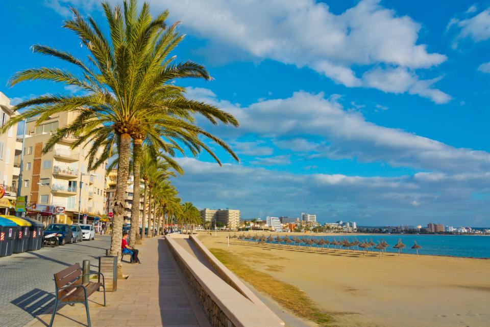 Sunny Palma de Majorca is a port of call on Marella's Mediterranean winter cruises
