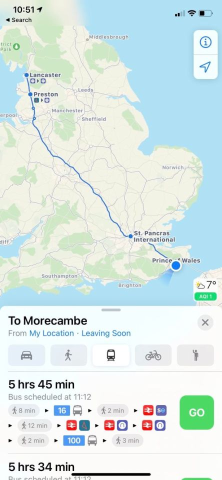 Instead, he travelled 660 miles to an away game