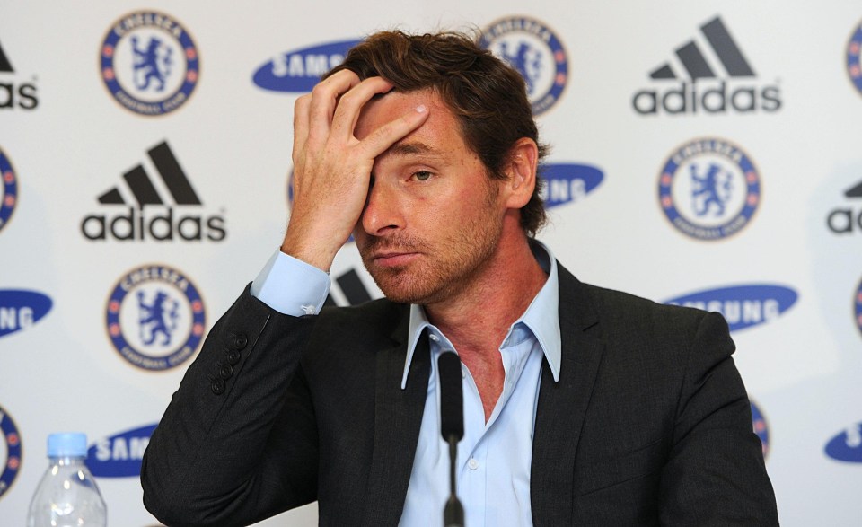 Andre Villas-Boas struggled at Stamford Bridge