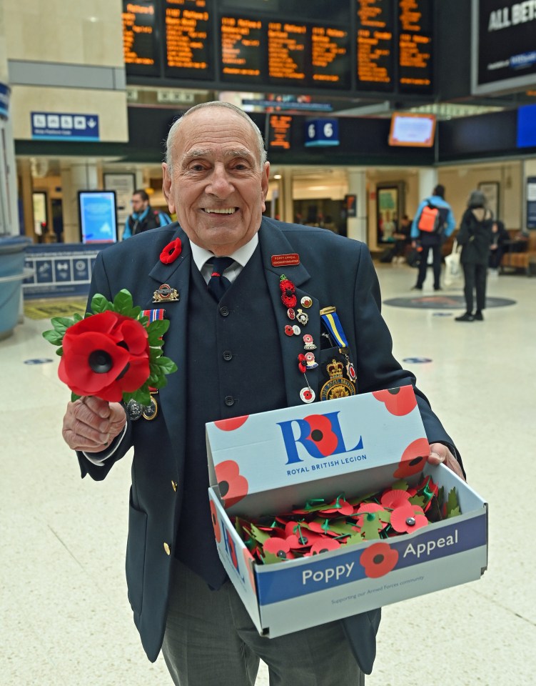 Brian Coombs has raised £750,000 for the Royal British Legion so far
