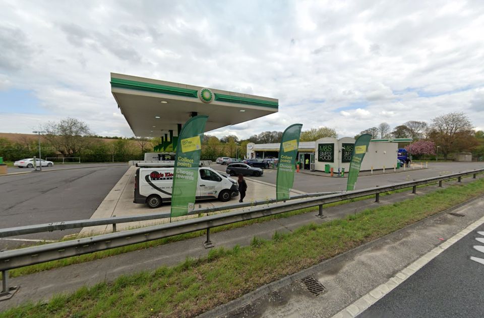 She bought the allegedly dodgy sandwich at a service station in Hampshire
