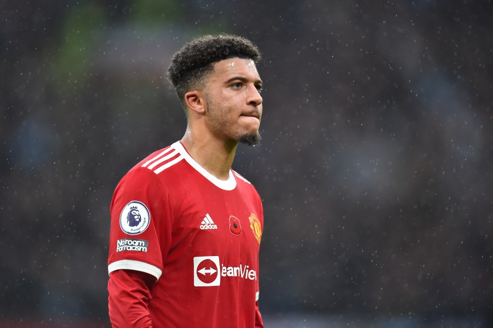Jadon Sancho has endured a torried start to the season with Manchester United