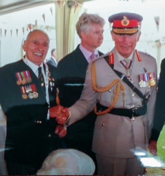 He's met a wide range of stars in his 32 years of service, such as Prince Charles