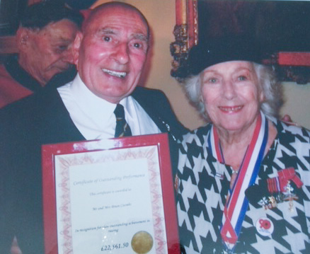 Brian met the legendary Dame Vera Lynn