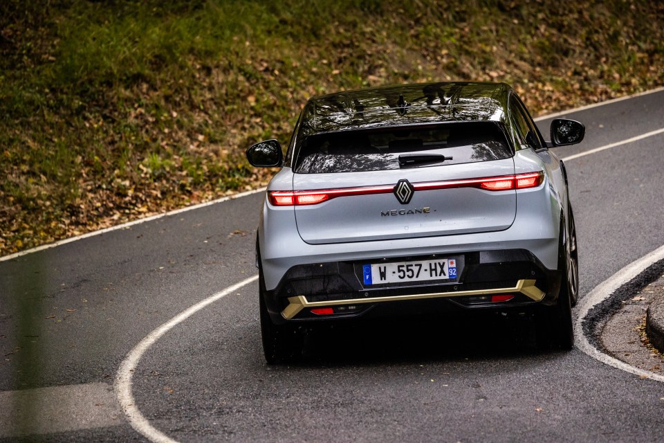 The Megane will come with a choice of two motors and two battery sizes