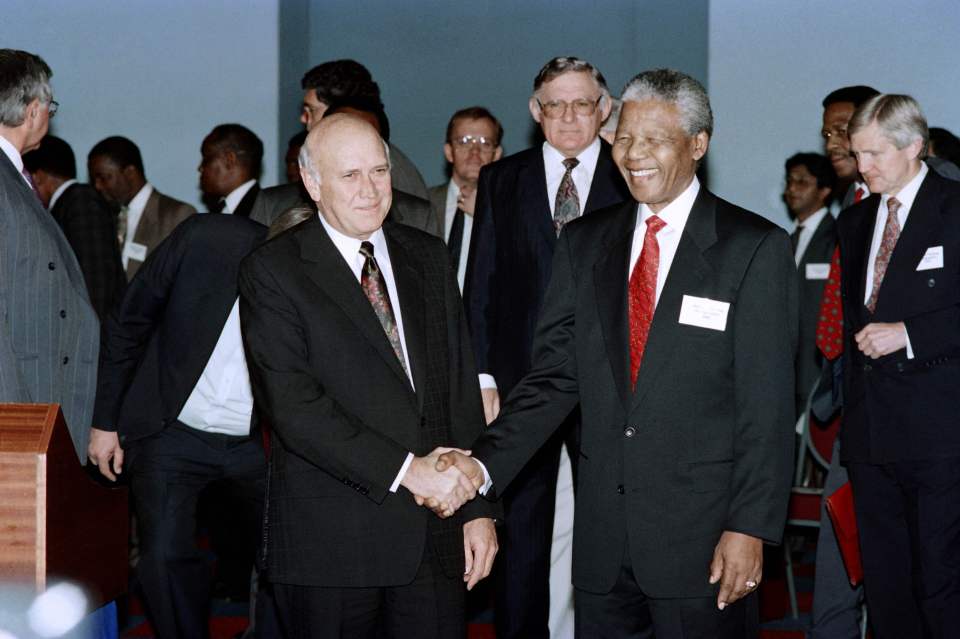De Klerk made the historic decision to free Nelson Mandela