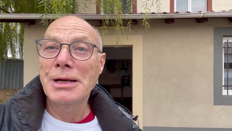 The 47-year-old documented his journey on video