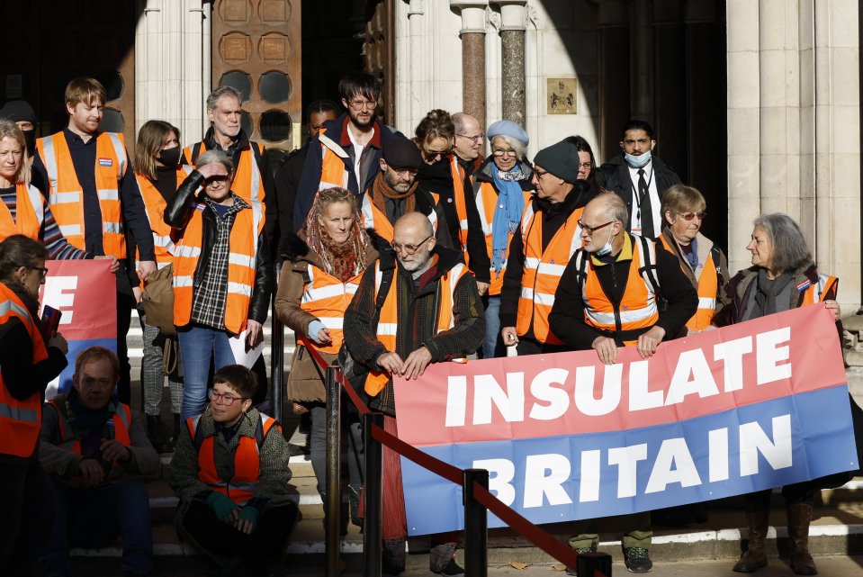 Activists looked downtrodden as the Insulate Britain nine were jailed