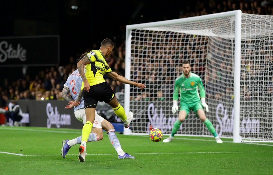 Brazilian forward Joao Pedro put Watford 3-1 up in the 92nd minute