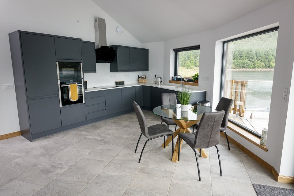 Week-long stays at the two-bedroom lodge cost £320pp