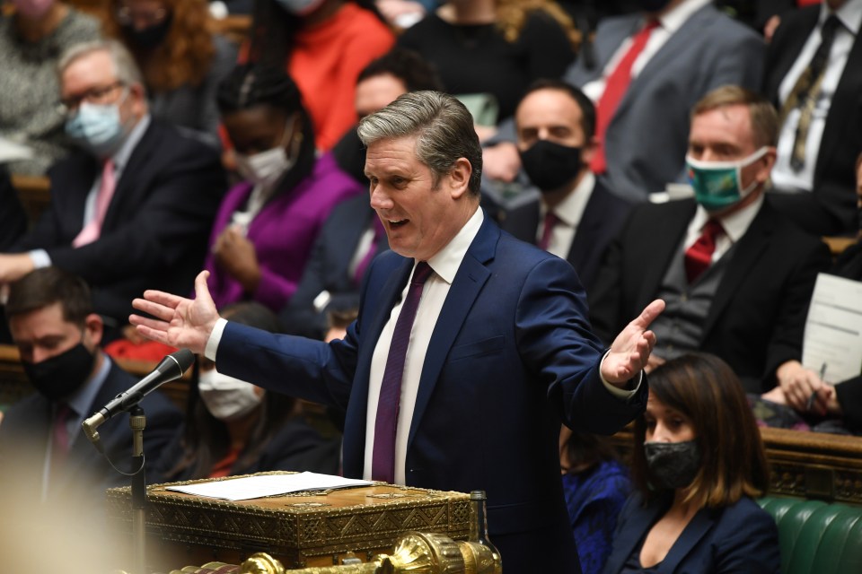 Sir Keir Starmer speaking in the Commons on Wednesday
