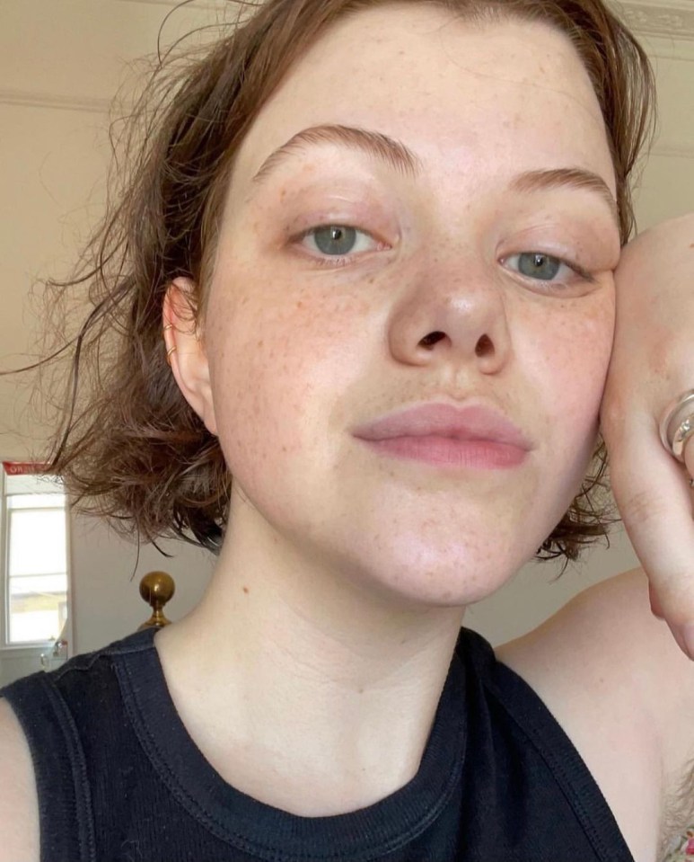 Georgie Henley, Chronicles of Narnia actress, in a close-up selfie.