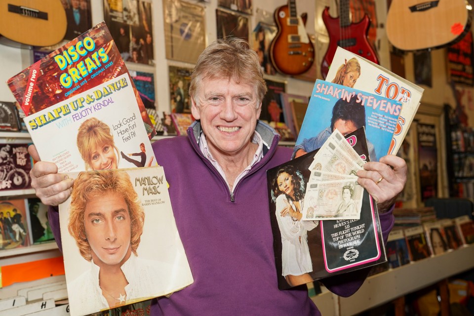 Peter, 57, runs Music Man records in Reading, Berks, said it was the worst collection he had ever seen