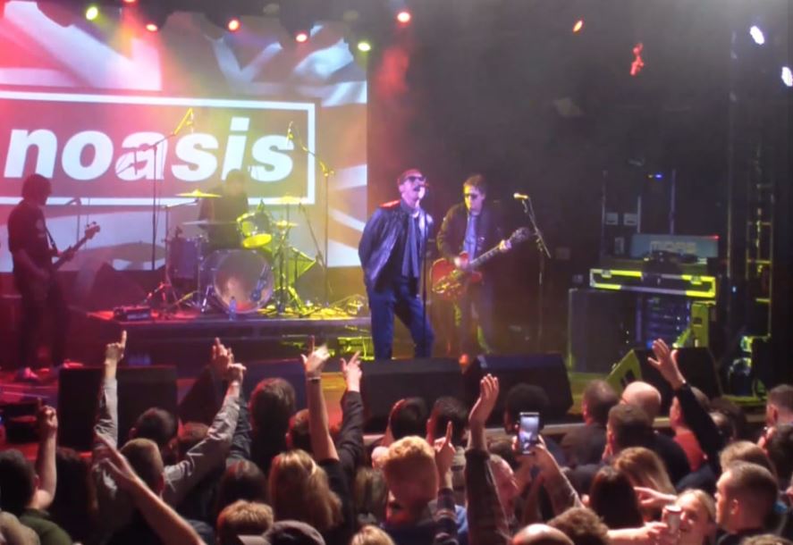 Oasis tribute band Noasis are among those who are snowed-in at the pub
