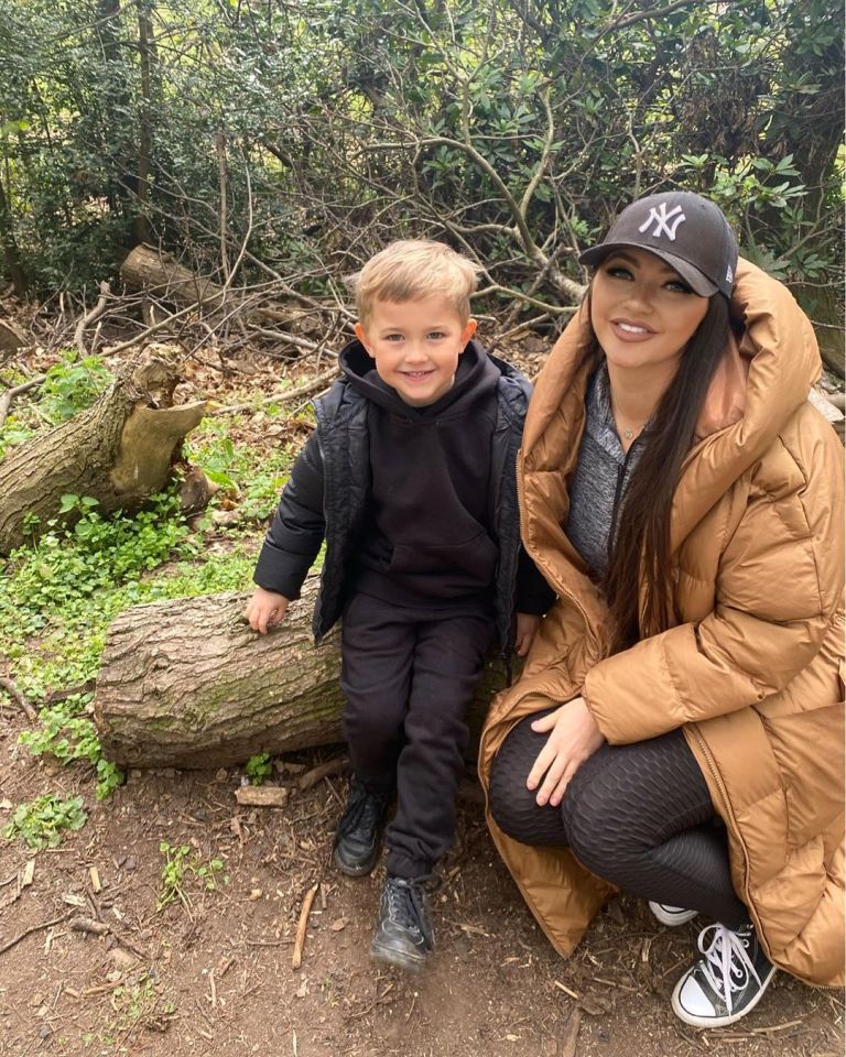 Chloe Patton found out she was pregnant with son Marley, five, when she was 17