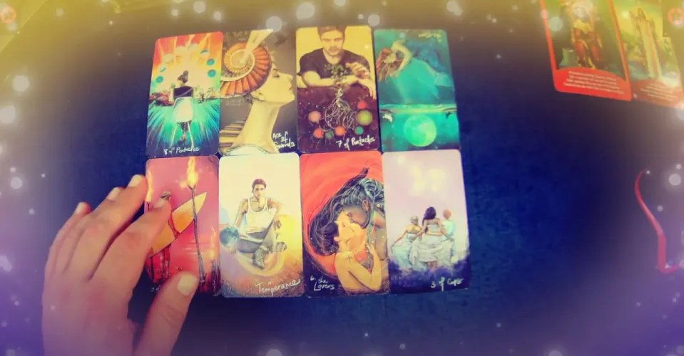 He has a new tarot card YouTube channel