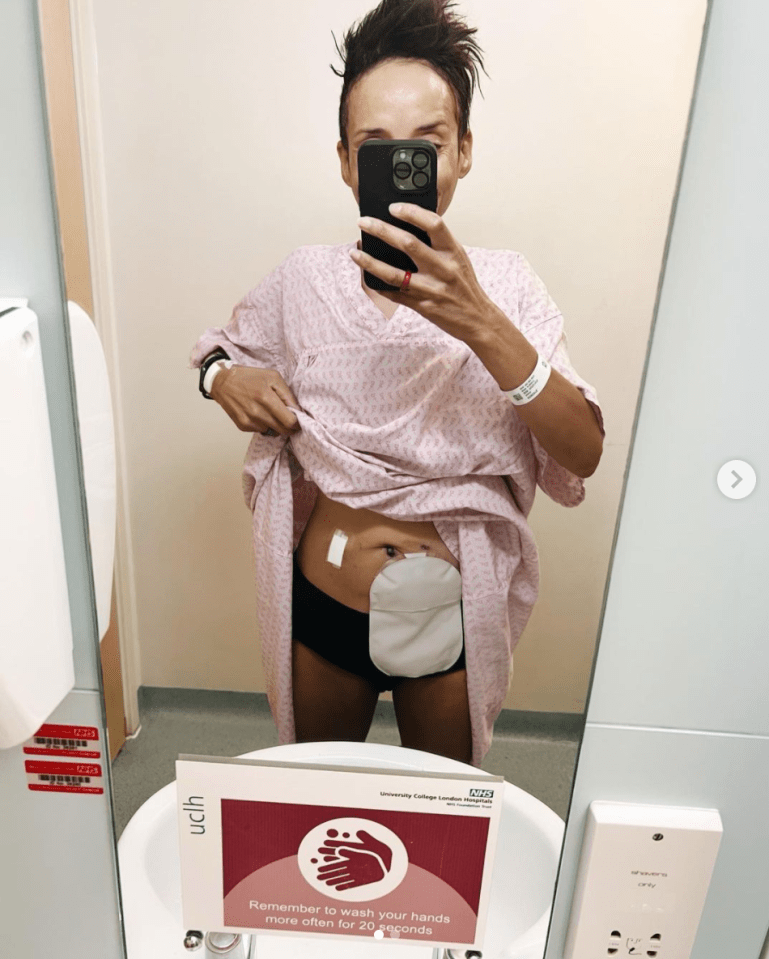 I'm A Celebrity star Adele Roberts updated fans on her cancer journey saying she's been fitted with a colostomy bag