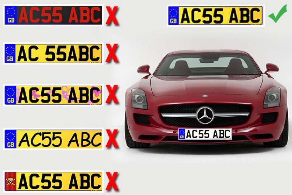 Northumbria cops have warned a crackdown on illegal number plates will be launched over the weekend