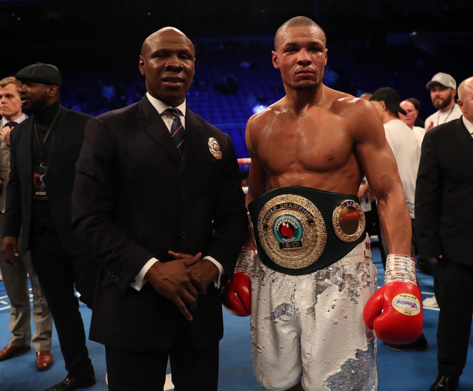 Chris Eubank is on the brink of another world title shot after following in the footsteps of his dad