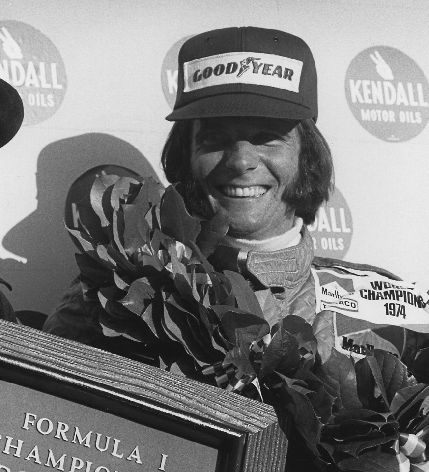 Emerson Fittipaldi finished fourth at the US GP to clinch his second title