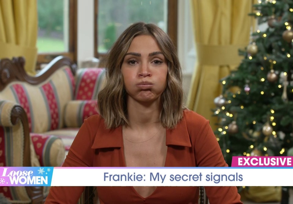 Frankie said she feared viewers thought she was 'losing the plot'