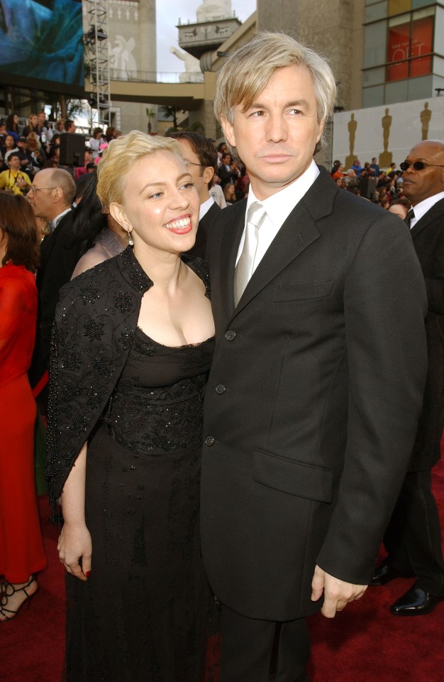 Baz and his wife Catherine Martin at the 74th Oscars in 2002