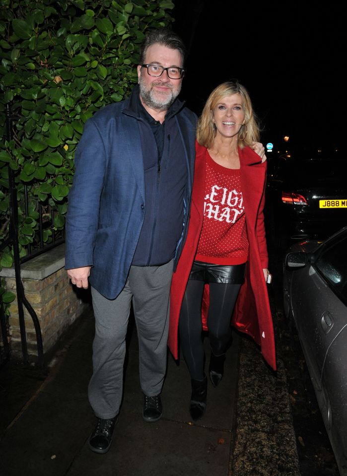 Kate and Derek enjoyed a family day out at the pantomime before Christmas (pictured in 2019)