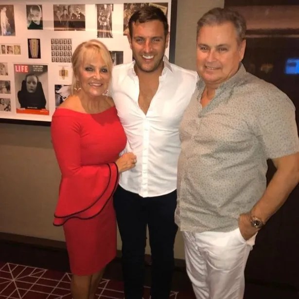 Mark's cousin Elliott with his father Eddie
