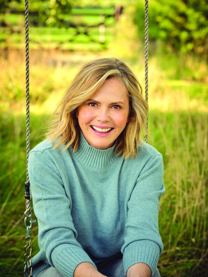 Beauty industry legend Lize Earle, the brains behind the cult Liz Earle beauty brand, admires how great her older daughter Lily looks