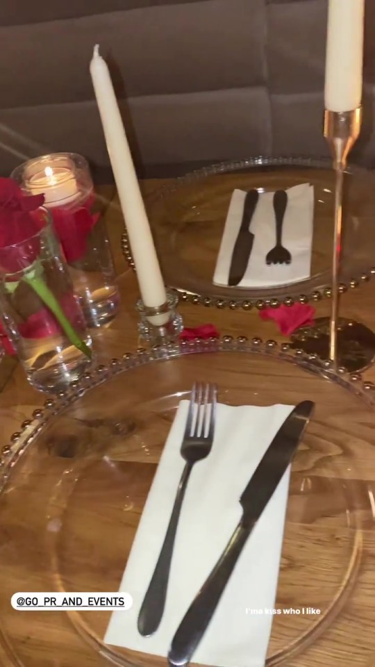 Paris hired a company to decorate the private dining room