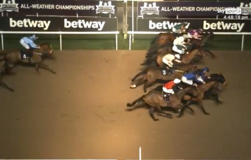 The commentator described it as one of the tightest finishes ever