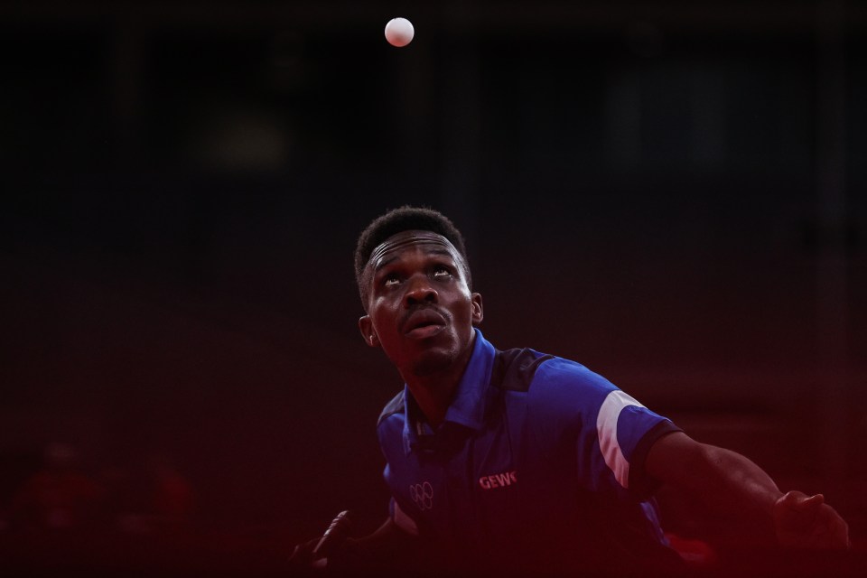 Togo’s Kokou Dodji Fanny was knocked out in the first table tennis round - much to the relief of the commentators