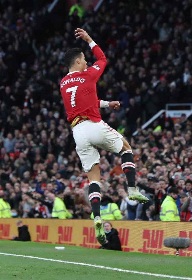  Ronaldo, 37, is now well renowned for his celebration