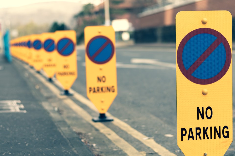 You cannot park on double yellow lines at any time