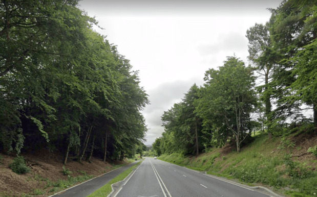Omagh Road, Garvaghy, County Tyrone, Northern Ireland where the horror crash took place