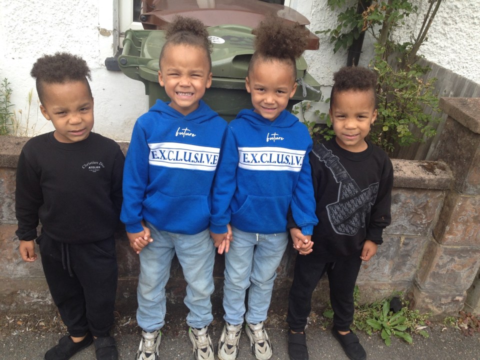 The boys' mum said they loved baking, climbing, singing and dancing