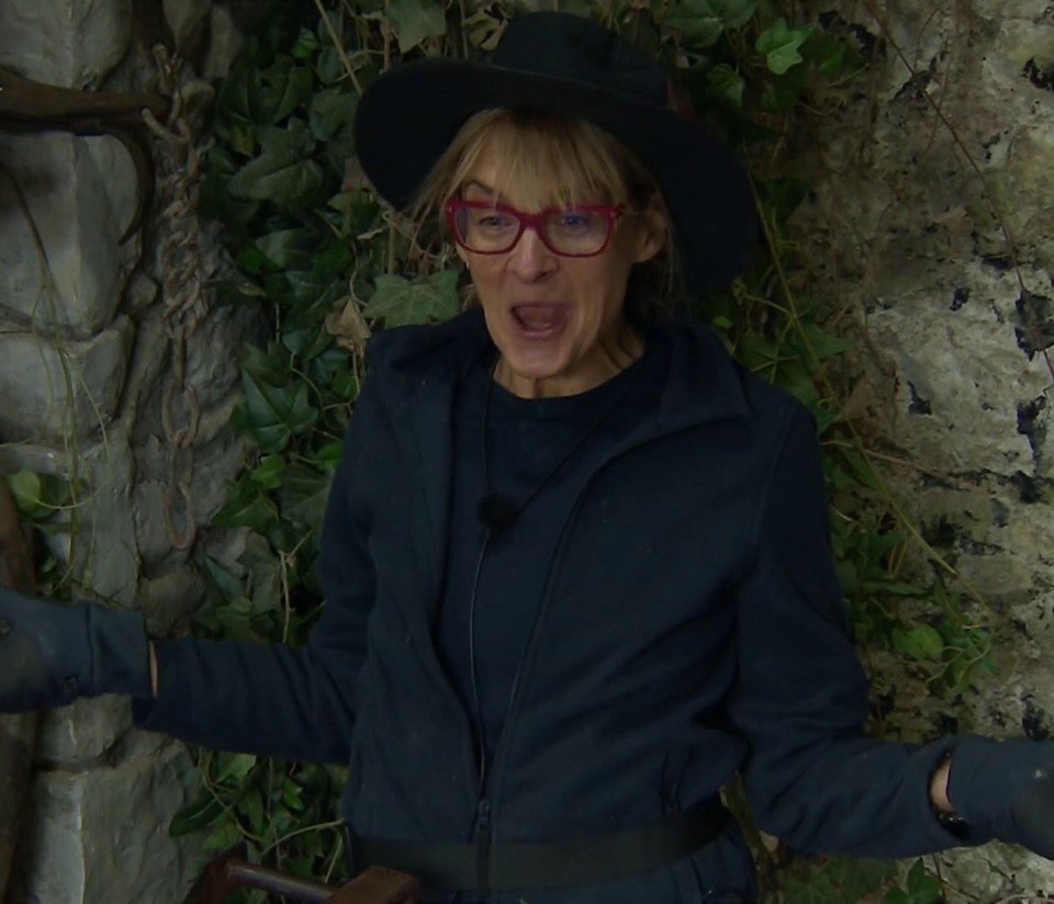 Louise looked shocked at the comments, aired on last night's show