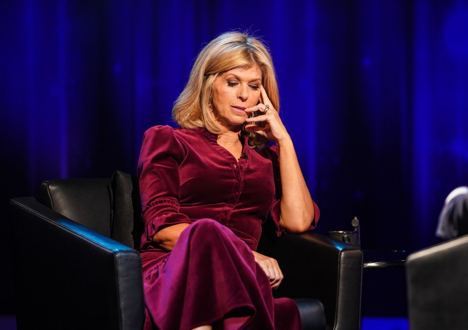 Kate was left in tears as she discussed Derek's battle on Life Stories