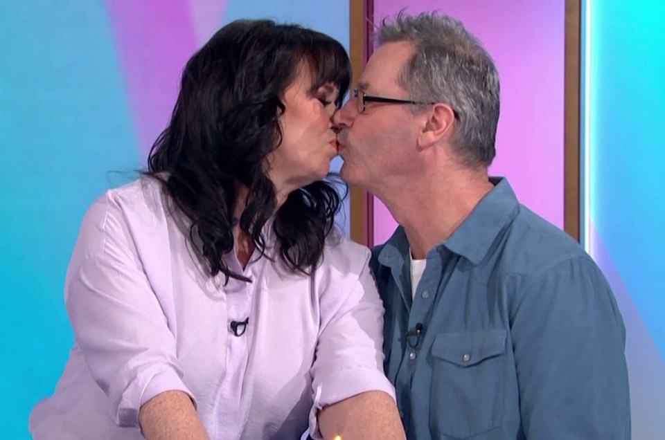 Coleen Nolan and her new man Michael Jones kissed on Loose Women