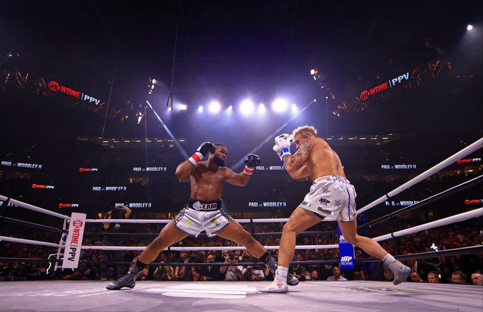 Tyron Woodley was knocked out by Jake Paul in their rematch