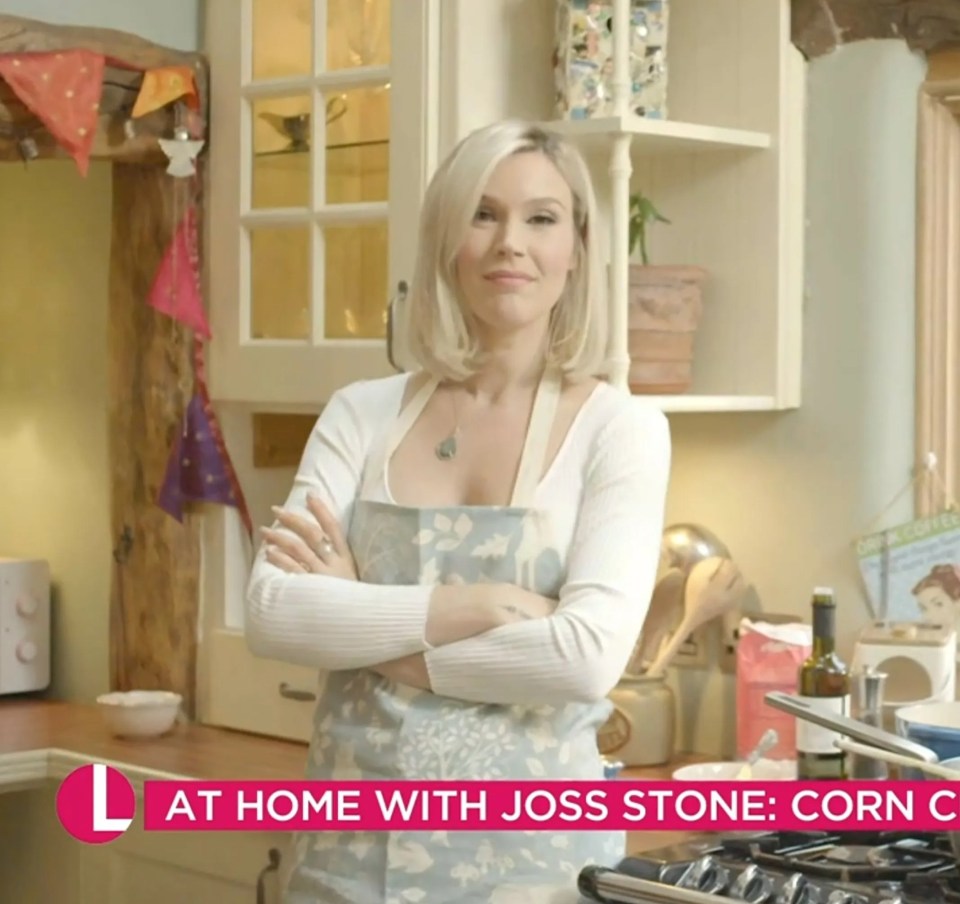 Joss Stone looked completely different on Lorraine today