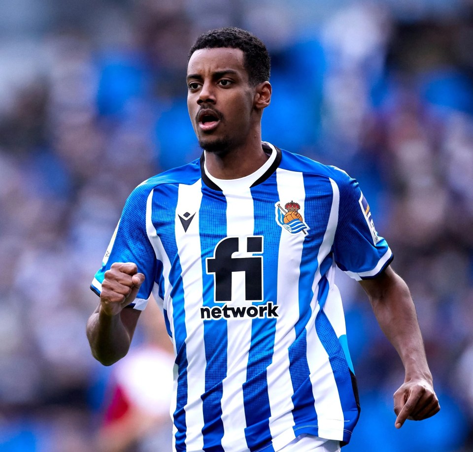 Isak has been linked with a move to Arsenal before the end of the month