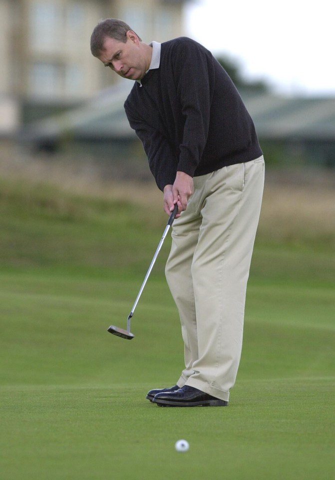 He used to get Royal protection officers to retrieve his golf balls