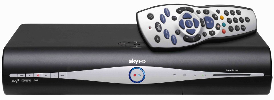 Letter codes can be seen all across Sky's set-top boxes