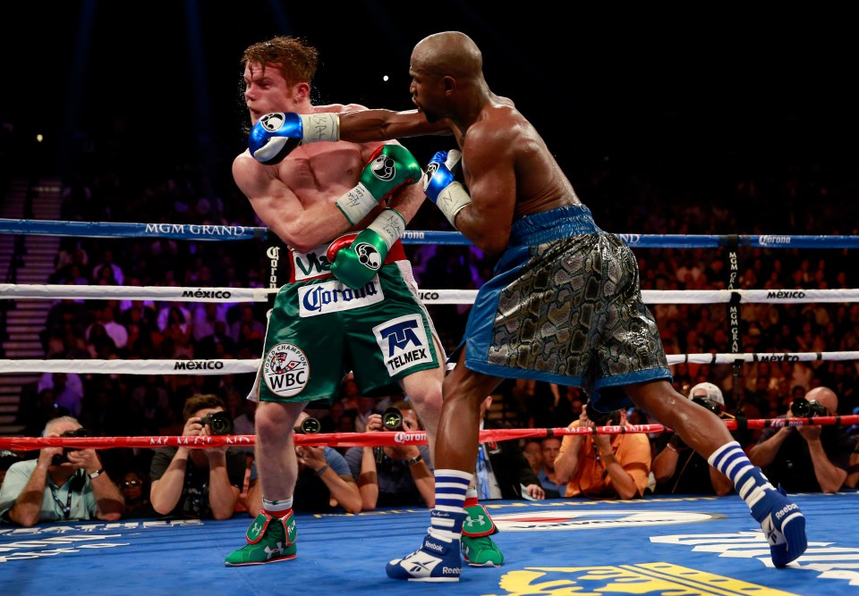 Canelo Alvarez lost to Floyd Mayweather in 2013